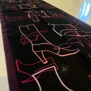 Anne Klein Novelty Silk‎ Sheer Scarf 55”x9”